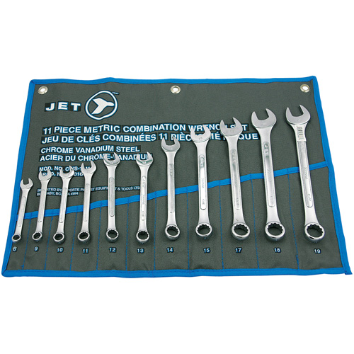 Jeu de cl&eacute;s mixtes &agrave; panneau sur&eacute;lev&eacute;, Combinaison, 11 morceaux, M&eacute;trique Toolneeds Inc.