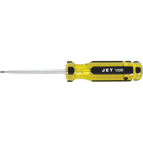 SDS-3R Slot Jumbo Handle Screwdriver, 3/16" Tip, Round, 3" L, Plastic Handle Toolneeds Inc.