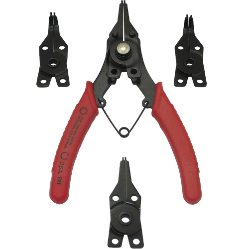 SRP-1S Convertible Snap Ring Plier Set, 5 Pieces Toolneeds Inc.