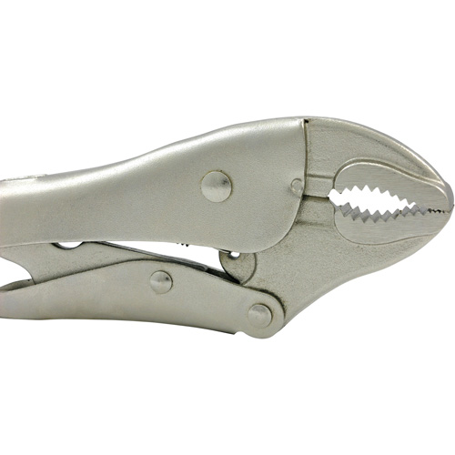 J10WR Super Heavy-Duty  Locking Pliers with Cutter, 10" Length, Curved Jaw Toolneeds Inc.