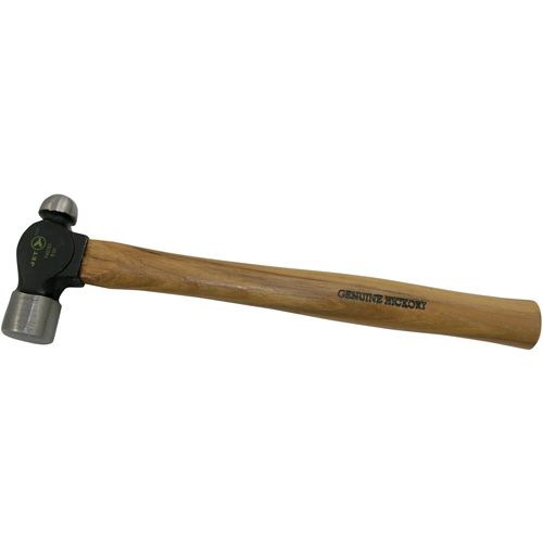 Heavy-Duty Ball Pein Hammer, 8 oz. Head Weight, Plain Face, Wood Handle Toolneeds Inc.