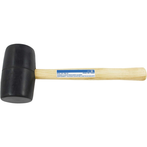 RM-32 Maillet en caoutchouc, 32 oz, Prise en Bois, 13-1/2" lo Toolneeds Inc.