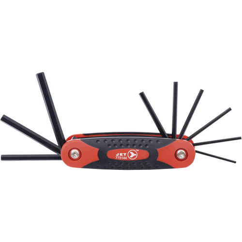 JFHK-9 Folding Hex Key Set, 9 Pcs., Imperial Toolneeds Inc.