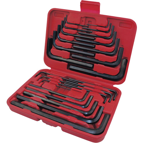 JHK-25SM Hex Key Set, 25 Pcs., Metric & Imperial Toolneeds Inc.