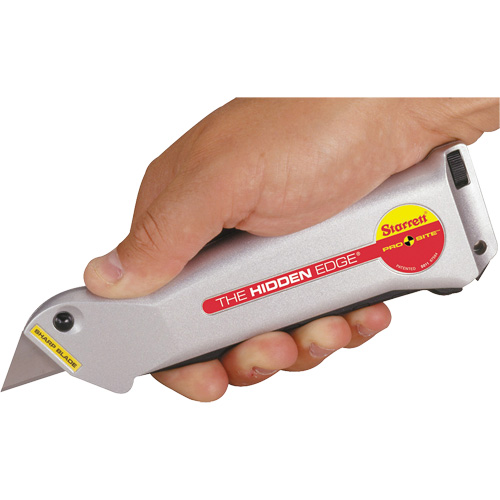 Couteau Hidden Edge, 19 mm, Acier, Prise en Aluminium Toolneeds Inc.
