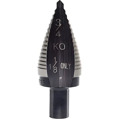 Step Drill Bit, 1-1/8" - 1-1/8" , 5/32" Increments, High Speed Steel Toolneeds Inc.