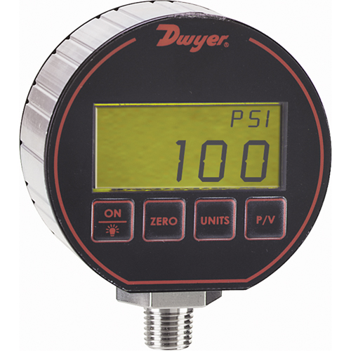 Pressure Gauge, 3" , 3000 psi, Bottom Mount, Digital Toolneeds Inc.