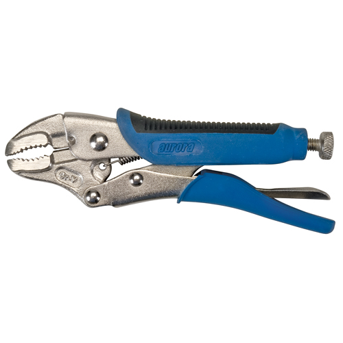 Locking Pliers with Wire Cutter, 5" Length, Curved Jaw Toolneeds Inc.