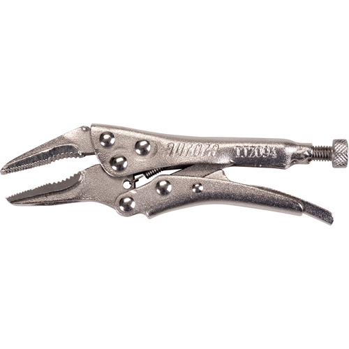 Locking Pliers with Wire Cutter, 4" Length, Long Nose Toolneeds Inc.