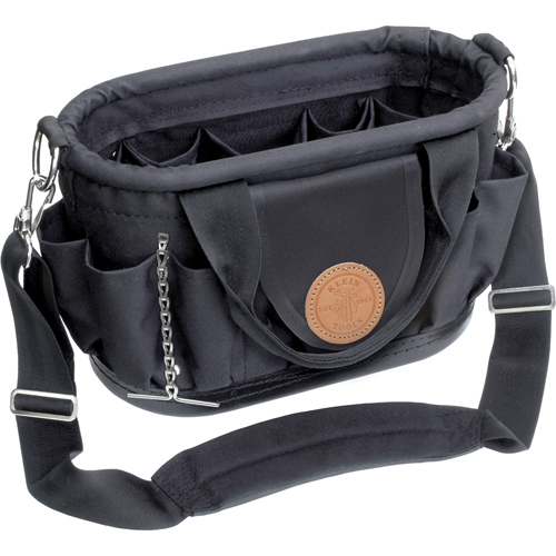 Porte-outils avec courroie d'&eacute;paule Tool Tote, Polyester, 17 pochettes, Noir Toolneeds Inc.