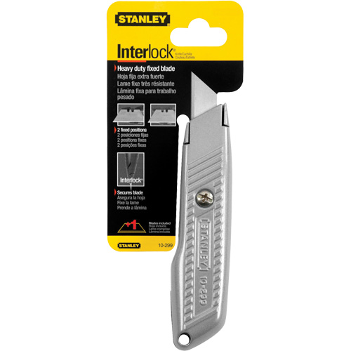Couteau utilitaire &agrave; lame fixe Interlock, 5-1/2", Lame M&eacute;tal Toolneeds Inc.