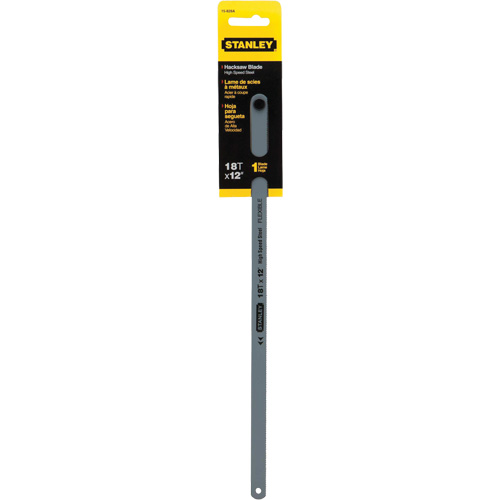 Lames de scie &agrave; m&eacute;taux en acier, 12" lo, 18 dents par pouce Toolneeds Inc.