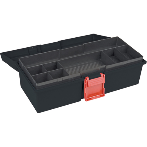 Heavy-Duty Tool Box, 15" W x 7" D x 5-1/2" H, Black Toolneeds Inc.