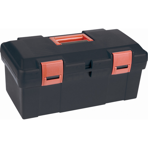 Heavy-Duty Tool Box, 17-1/2" W x 9-1/2" D x 8" H, Black Toolneeds Inc.