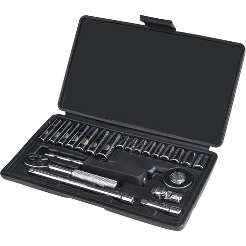Jeu de douilles, 22 Mcx, Prise de 1/4", Profond Toolneeds Inc.