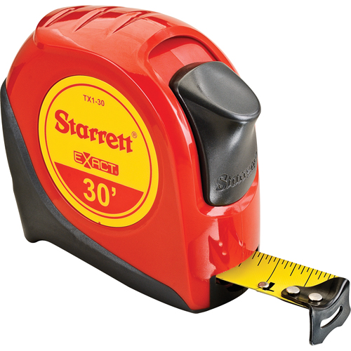 Ruban &agrave; mesurer Autolock, 1" x 30', Marques de goujon 1/16" Toolneeds Inc.