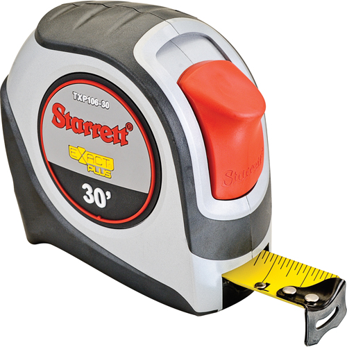Ruban &agrave; mesurer s&eacute;rie KTXP, 1" x 30', Marques de goujon 1/16" Toolneeds Inc.