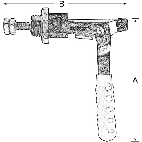 Serre-flan droit, Force de serrage de 300 lb Toolneeds Inc.
