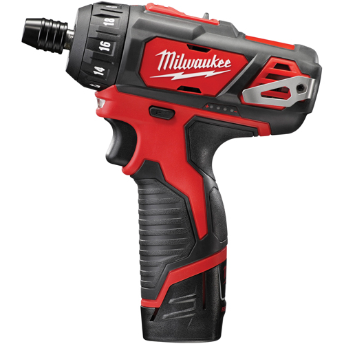 Ensemble tournevis hexagonaux &agrave; 2 vitesses M12, 1/4", 12 V, 275 lb-po couple max., Lithium-ion bloc-pile Toolneeds Inc.