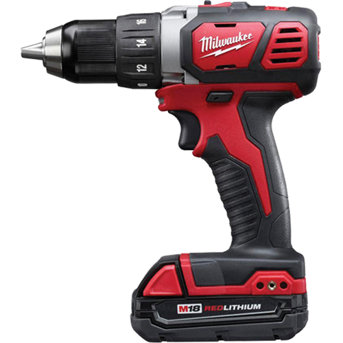 M18 Compact Drill/Driver Kit, Lithium-Ion, 18 V, 1/2" Chuck, 500 in-lbs Torque Toolneeds Inc.