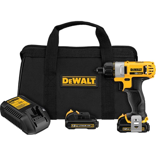 Ensemble de tournevis max, 1/4", 12 V, 160 UWO couple max., Lithium-ion bloc-pile Toolneeds Inc.
