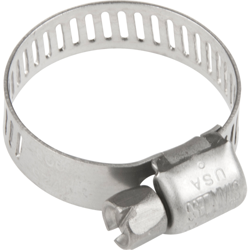 Hose Clamps - Stainless Steel Band & Screw, Min Dia. 0.316, Max Dia. 7/8" Toolneeds Inc.