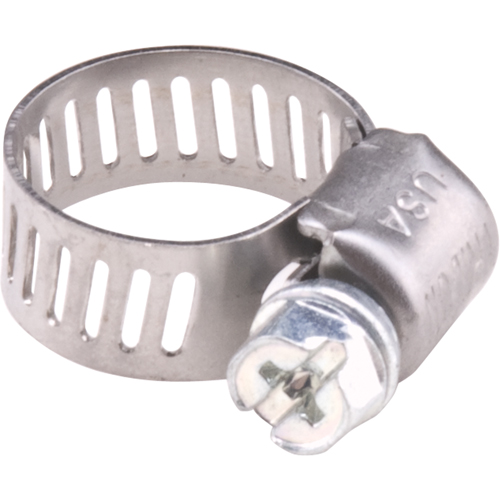 Colliers de serrage pour tuyaux - Collier de serrage en acier inoxydable & vis zingu&eacute;e, Dia. min 1/2", Dia. max 7/8" Toolneeds Inc.