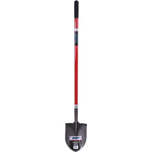 Heavy-Duty Round Point Shovel, Carbon Steel Blade, Fibreglass, Straight Handle Toolneeds Inc.
