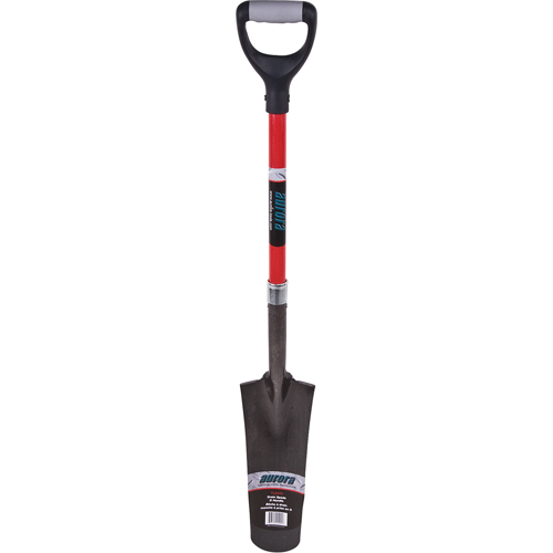Heavy-Duty Drain Spade, Carbon Steel, 14" x 5-1/2" Blade, 29" L, D-Grip Handle Toolneeds Inc.
