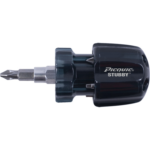 Stubby Multi-Bit Screwdrivers, 1-3/10" L Toolneeds Inc.
