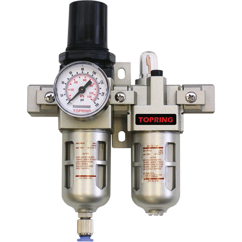 Airflo Modular Filter/Regulator & Lubricator (Gauge Included), 1/8" NPTF Toolneeds Inc.