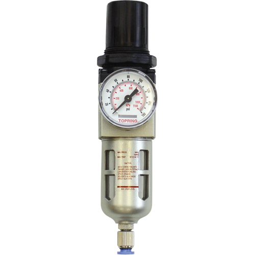 Modular Filter/Regulator, 1/4" NPT, 150 PSI, 0.5 fl.oz. Capacity Toolneeds Inc.