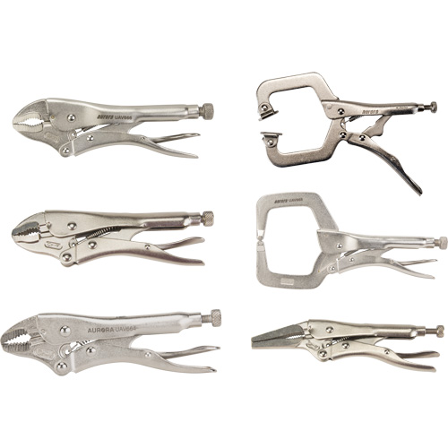 Locking Plier Set, 6 Pieces Toolneeds Inc.