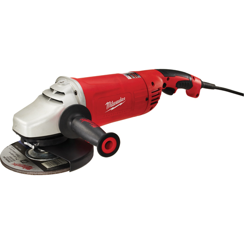 Meuleuse &agrave; angle large et prise g&acirc;chette avec verrou, 7"/9", 120 V, 15 A, 6000 Tr/min Toolneeds Inc.
