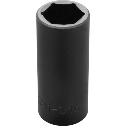 Douille, Chocs, 1-1/16", Prise 1/2", 6 pans, Profond Toolneeds Inc.
