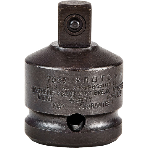 Adapter Socket, Impact, 3/4" Drive, 1/2" Socket, 2.0625" L Toolneeds Inc.