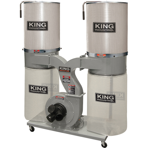 Dust Collectors with 2 Canister Filters, 55-1/2" x 23" x 70" Toolneeds Inc.