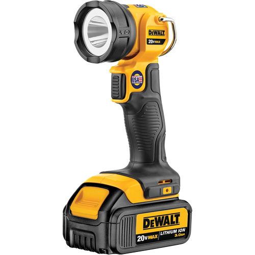 Max Work Light, LED, 110 Lumens, 11 Hrs. Run Time, Rechargeable Battery, Plastic Toolneeds Inc.