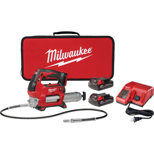 Ensemble de pistolet graisseur sans fil &agrave; deux vitesses M18, Lithium-ion, 18 V Toolneeds Inc.