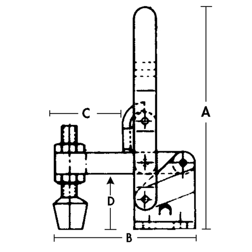 Vertical Hold-Down Clamps - 201 Series Toolneeds Inc.