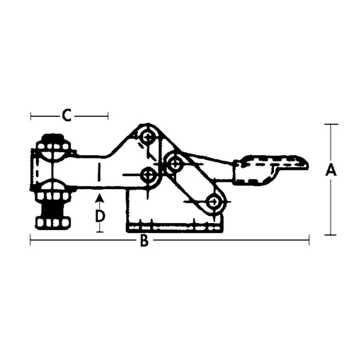 Horizontal Hold-Down Clamps - 205 Series Toolneeds Inc.