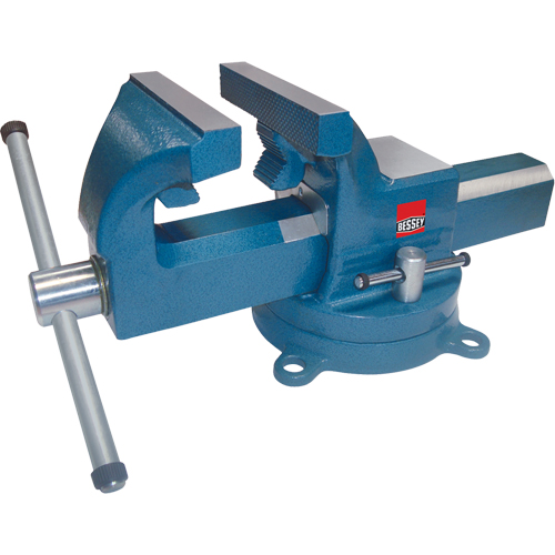 Heavy-Duty Industrial Bench Vises, 4" Jaw Width, 2-3/8" Throat Depth Toolneeds Inc.