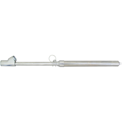 Manom&egrave;tres pour roues jumel&eacute;es- Manometres pour pneus a buse jumelee droite (Tige en nylon) Toolneeds Inc.