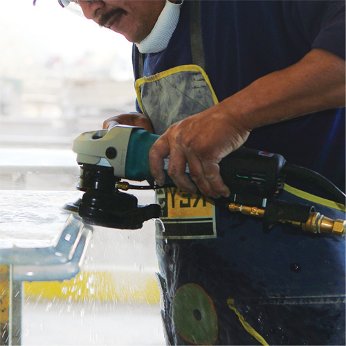 Polisseuse &eacute;lectronique pour pierre, 4" tampon, 7,9 A, 2000-4000 Tr/min &agrave; vide Toolneeds Inc.