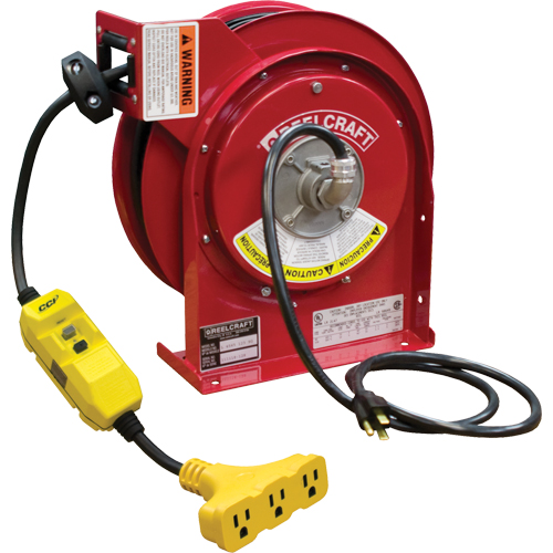 Cord Reels, 45', SJEOOW, 12 Gauge, 15 A Toolneeds Inc.