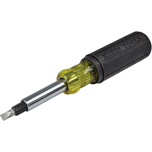 Heavy-Duty Multi-Bit Screwdriver/Nut Driver, 7-9/10" L, Cushion Grip Handle Toolneeds Inc.