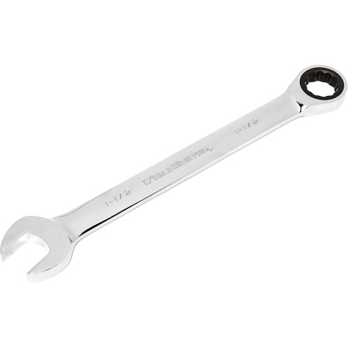 Ratcheting Combination Wrench, 12 Point, 1-1/2", Chrome Finish Toolneeds Inc.