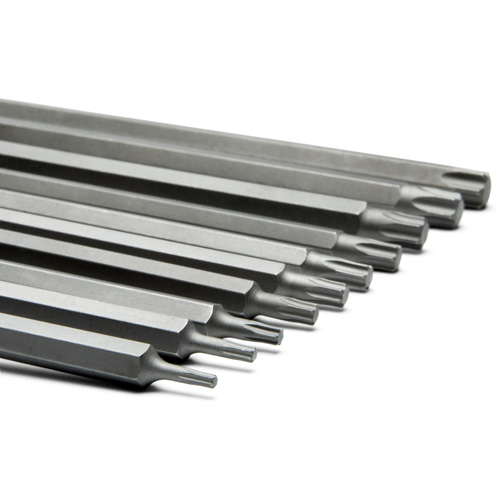 Long Bit Socket Set, Torx&reg;, 1/4"/3/8" Drive, 10 Pcs Toolneeds Inc.