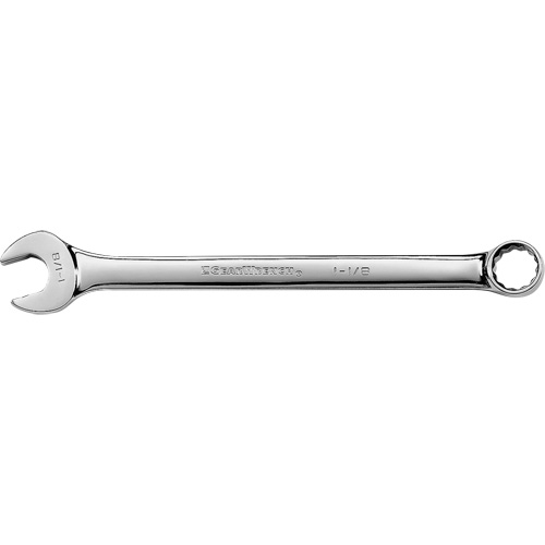 Long Pattern Combination Wrench, 12 Point, 1-1/8", Chrome Finish Toolneeds Inc.