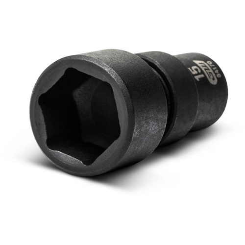 12-Piece 1/4" Drive 6 Point Universal impact Metric Flex Socket Set Toolneeds Inc.